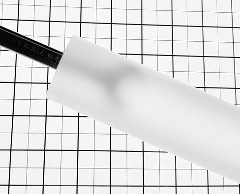 1 Piece Frosted Clear Acrylic Tube 3" OD x 2 3/4" ID x 36" (35 7/8") Inch Long - 3" Diameter Frost in Kuwait