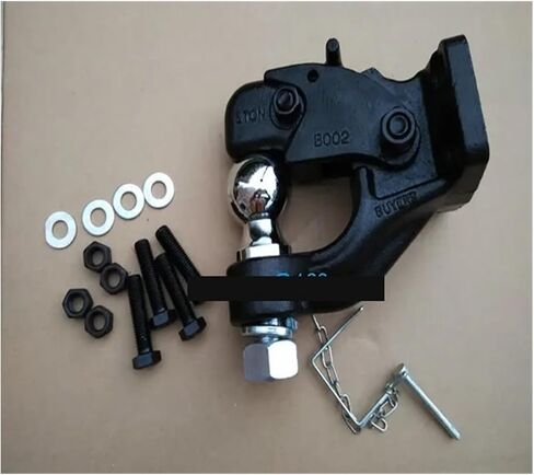 Pintle هوك كومبو مع 50 مللي متر الكرة وصلة مقطورة سحب الثقيلة 8 طن RV الكرة أجزاء ملحقات العربة مكونات القافلة in Kuwait