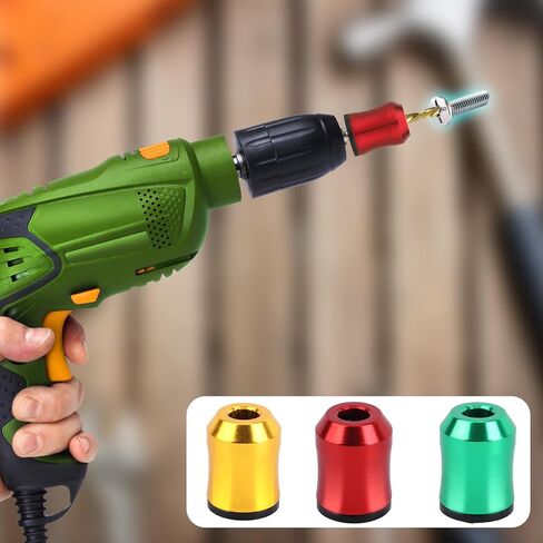 3pcs Strong Magnetic Screw Rings, Upgrade Screwdriver Head Magnetic Ring with Non-Slip Design with Double-Ended Hex Screwdriver Bit Holder for Power Drills Woodworking Mechanics & DIY Repairs in Kuwait