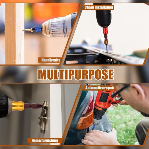 3pcs Strong Magnetic Screw Rings, Upgrade Screwdriver Head Magnetic Ring with Non-Slip Design with Double-Ended Hex Screwdriver Bit Holder for Power Drills Woodworking Mechanics & DIY Repairs in Kuwait