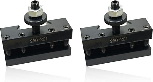 250-201 Quick Change Turning Tool Post Holder, BXA, Quick Change Turning & Facing Lathe Tool Holder, 1/4"-5/8" Capacity, 2 Pcs, Wedge Type in Kuwait