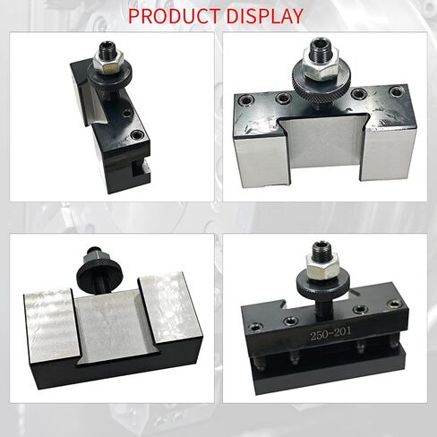 250-201 Quick Change Turning Tool Post Holder, BXA, Quick Change Turning & Facing Lathe Tool Holder, 1/4"-5/8" Capacity, 2 Pcs, Wedge Type in Kuwait