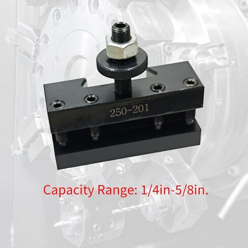 250-201 Quick Change Turning Tool Post Holder, BXA, Quick Change Turning & Facing Lathe Tool Holder, 1/4"-5/8" Capacity, 2 Pcs, Wedge Type in Kuwait