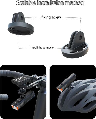 Kingkong X7MAX Bike Light, Super Bright High/Low Beam Modes, Garmin & Wahoo Compatible, Replaceable 18650 Battery, USB Rechargeable Waterproof Bicycle Headlight for Road & Mountain Night Riding in Kuwait