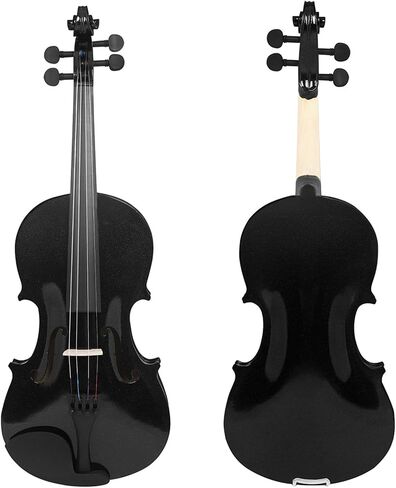 Full-size violin, children's violin, adult string instrument, violin, black (3/4) in Kuwait