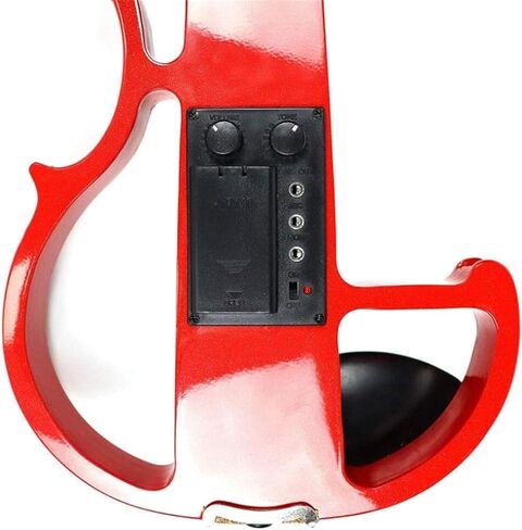 4/4 Red Solid Wood Electric/Silent Violin Kit in Kuwait