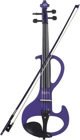 Professional 4/4 electric violin, violin string instrument, purple in Kuwait