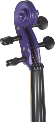 Professional 4/4 electric violin, violin string instrument, purple in Kuwait