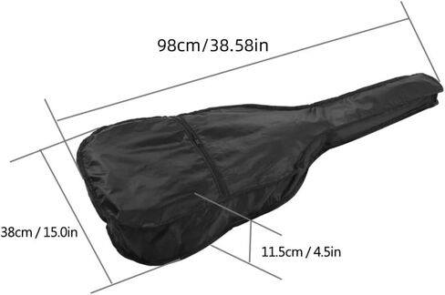 38-inch Universal Guitar Bag – Water proof Oxford Cloth Carrying Case for Acoustic, Classical, Electric & Bass Guitars (38.58x15x4.5in)‌ in Kuwait