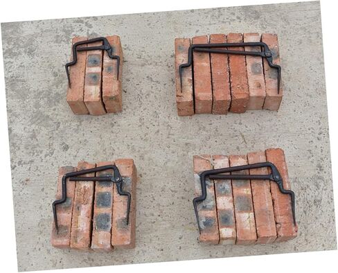 Adjustable Brick Clamp 10.82X6.69X0.78In Multi-Functional Brick Pliers with Forged Spring Steel for Secure Moving and Lifting in Construction in Kuwait