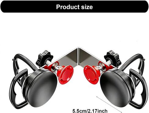 90 Degree Stone Seam Setter, Right Angle Alignment Tool with Rubber Suction Cups, Stainless Steel Frame for Countertop Installation in Kuwait