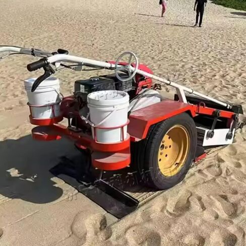 Manual Beach Sand Cleaner, Hand Push Sand Screening Tool for Resorts, Hotels and Coastal Environment Maintenance in Saudi Arabia