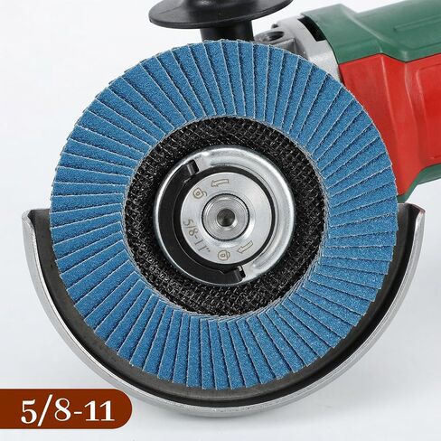 2 PCS Angle Grinder Flange Nuts, 5/8-11 Inch Locking Nut Thread Steel Grinder Nuts with Self-Locking, Tool-Free Quick Replacement for 4"/5"/7"/9" Angle Grinders for Fixing Cutting Discs in Kuwait