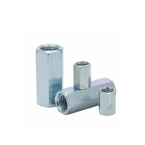 20-10pcs Carbon Steel Hexagonal Extension Nut M6-M20 Galvanized Double Thread Joint(M10x13x40-10pcs) in Kuwait