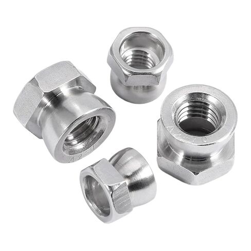2/5/10/20/50pcs M6 M8 M10 M12 304 A2-70 Stainless Steel Nut Break Off Shear Anti Theft Breakaway Twist Security(M10,20pcs) in Kuwait