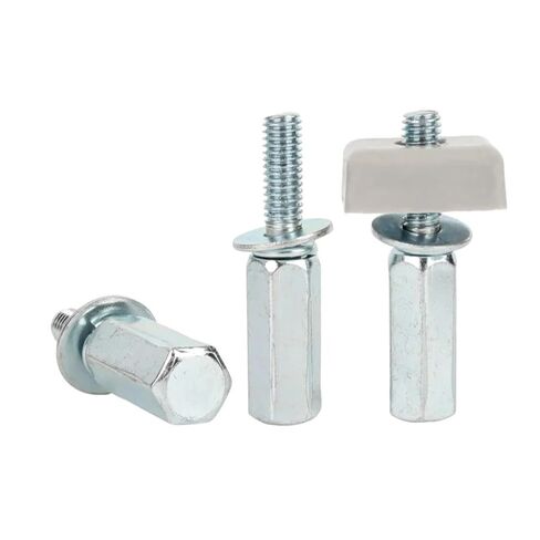 M6 Carbon Steel Elevator Car Wall Screws Nuts Elevator Components Car Wall Connecting Bolts(Screw(20pcs)) in Kuwait