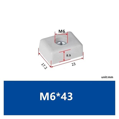 M6 Carbon Steel Elevator Car Wall Screws Nuts Elevator Components Car Wall Connecting Bolts(Screw(20pcs)) in Kuwait