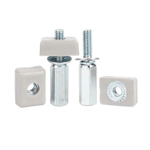 M6 Carbon Steel Elevator Car Wall Screws Nuts Elevator Components Car Wall Connecting Bolts(Screw(20pcs)) in Kuwait