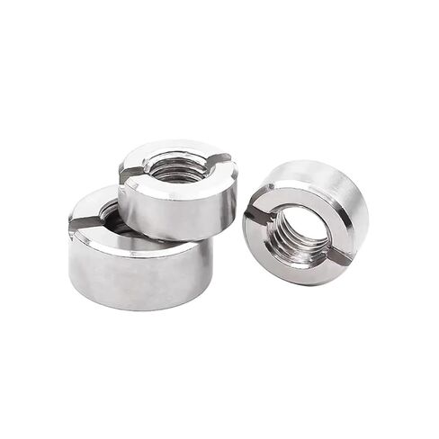 304 الفولاذ المقاوم للصدأ نهاية مشقوق جولة المكسرات قفل تشكيلة M3-M10 (9PCS M12) in Kuwait