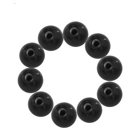 10pcs M8 X 30mm Ball Knob Iron Insert 8mm Thread Diameter Bakelite Black Lever for Machine Tools Replacement in Kuwait