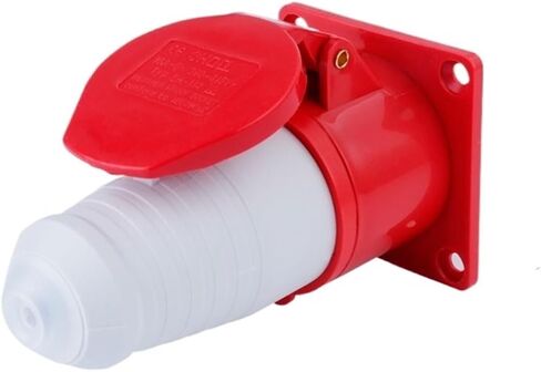 Industrial Plug and Socket Connector Aviation Three-core Four-core Five-Hole 16A/32A Waterproof Non-Explosion-Proof Docking Set(5 Core 32a Surface Mounted Set) in Kuwait