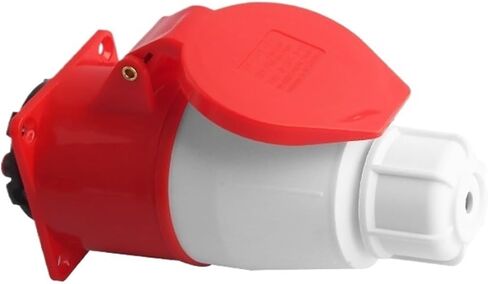 Industrial Plug and Socket Connector Three-Phase Electric 3/4/5 core 16A/32A Waterproof Aviation Male(4 Core 16a Connector Set) in Kuwait