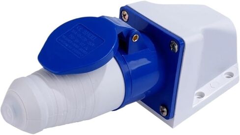 Industrial Plug and Socket Connector Aviation Three-core Four-core Five-Hole 16A/32A Waterproof Non-Explosion-Proof Docking Set(5 Core 32a Surface Mounted Set) in Kuwait