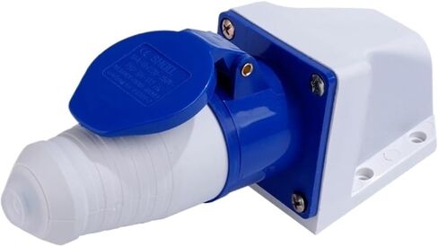 Industrial Plug and Socket Connector Aviation Three-core Four-core Five-Hole 16A/32A Waterproof Non-Explosion-Proof Docking Set(5 Core 32a Surface Mounted Set) in Kuwait