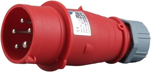 IP44 Waterproof Industrial Plug and Socket Connector 16A/32A 3-core 4-core 5-core Aviation Non-Explosion-Proof Coupler(B) in Kuwait
