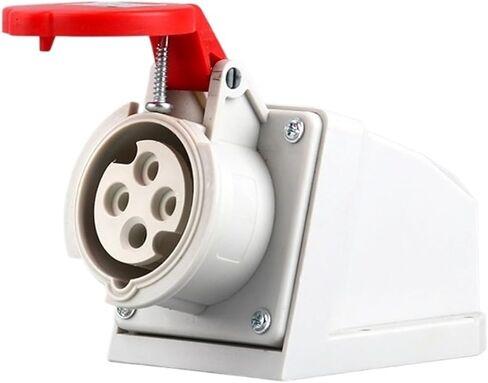 IP44 Waterproof Industrial Plug and Socket Connector 16A/32A 3-core 4-core 5-core Aviation Non-Explosion-Proof Coupler(B) in Kuwait