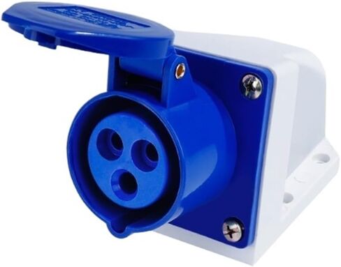 Industrial Plug Socket Connector Coupler 3 core 4 5 16A/32A Waterproof Aviation Male and Female Docking(5 Core 16a Concealed Socket) in Kuwait
