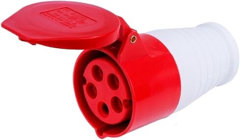 Industrial Plug Socket Connector Coupler 3 core 4 5 16A/32A Waterproof Aviation Male and Female Docking(5 Core 16a Concealed Socket) in Kuwait