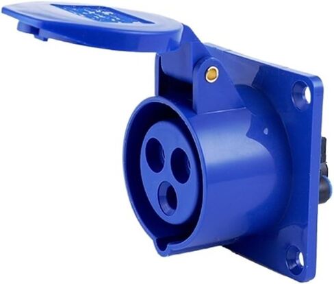 Industrial Plug Socket Connector Coupler 3 core 4 5 16A/32A Waterproof Aviation Male and Female Docking(5 Core 16a Concealed Socket) in Kuwait
