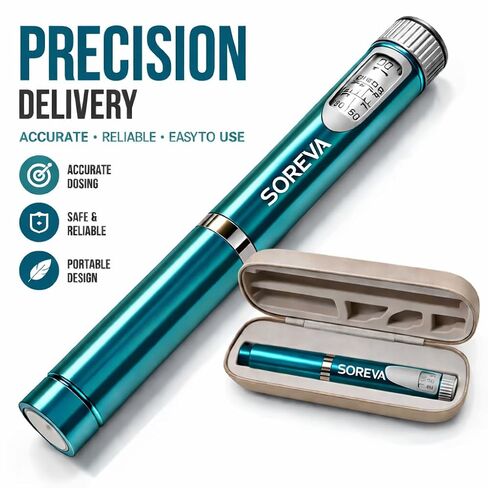 Soreva Precision Micro-Dispenser and Hard-Shell Travel Case – Professional Technical Applicator for Laboratory, Technical Arts, and Detail Hobbyists – Impact-Resistant Storage Solution in Kuwait
