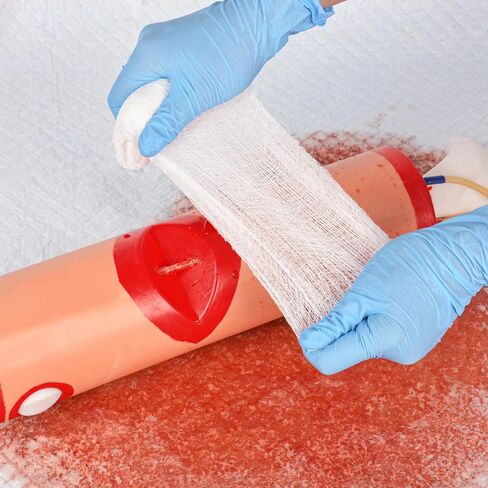 Wound Packing Trainer Kit, Stop the Bleeding Training Kit, Bleeding Control Simulator for EMT Students & First Responders, Trauma Care Practice in Kuwait