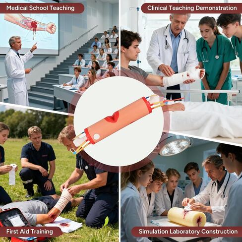 Wound Packing Trainer Kit, Stop the Bleeding Training Kit, Bleeding Control Simulator for EMT Students & First Responders, Trauma Care Practice in Kuwait