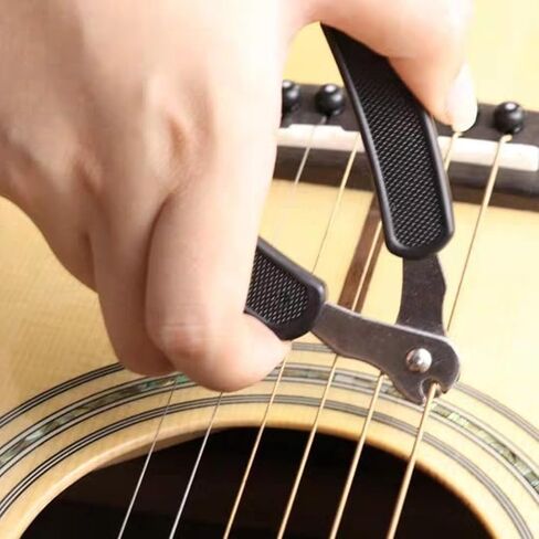 Guitar String Winder, Bridge Pin Puller String Cutter - Essential Repair Tool (Black) in Kuwait