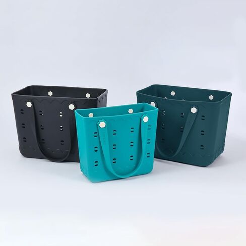 Armerssi Rubber Tote Bag For Women Large Rubber Beach Bag Waterproof Washable Handbag Durable Tote Bag Beach Swimming Travel in Saudi Arabia