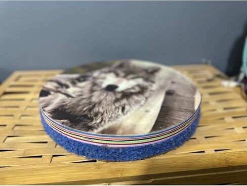 Ocean Drum 15 inch with Case for Meditation and Wave Sound Effects - Multicolor in Saudi Arabia