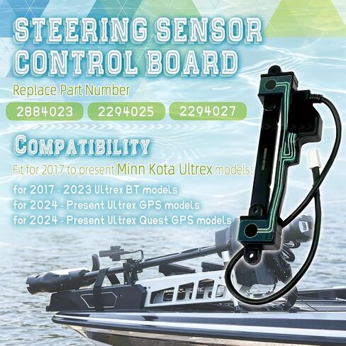 2884023 Steering Sensor Board Fit for 2017 + Minn Kota Ultrex Models, Cable Steer IPilot Replace 2294025 2294027 in Saudi Arabia