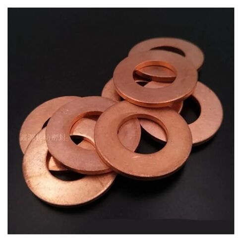 10pcs M6 M8 M10 M12 M14 M16 M18 M20 Thickness 1.5mm Solid Copper Washer Shim Flat Ring Gasket Rings Seal Plain Washers(M7x12x1.5mm 10pcs) in Kuwait