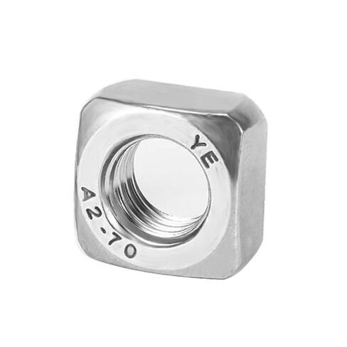 10/ 50pcs A2-70 304 Stainless Steel Square Nuts 557 M3 M4 M5 M6 M8 M10 M12(50pcs,M5) in Saudi Arabia
