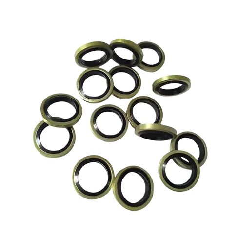 100pcs 6/8/10/12/14~60mm Bonded Washer Metal Rubber Drain Plug Gasket Fit M6/M8/M10/M12/M14~M60 Combined Sealing Ring(26mm) in Kuwait
