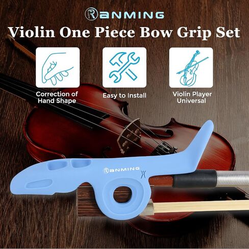 ROWELL Violin Hange with Violin Bow Holder Blue in Kuwait