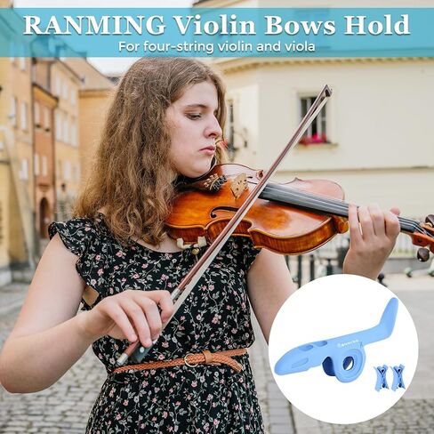ROWELL Violin Hange with Violin Bow Holder Blue in Kuwait