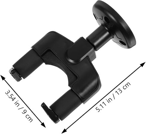 2 Sets Violin and Ukulele Wall Mount Hangers with Anti-Drop Buckle Design, Easy Installation Iron and Eva Sponge Musical Instrument Racks for Mandolins and Ukulele Store Space in Kuwait