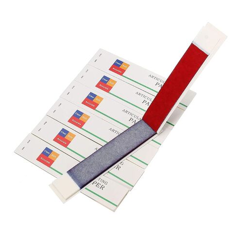 Dental Articulating Paper Strips 240 Sheet Red + Blue in Kuwait