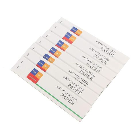 Dental Articulating Paper Strips 240 Sheet Red + Blue in Kuwait