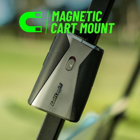 GolfLogix Recon Laser Golf Rangefinder with Slope Compensation, 1300 Yard Range, 6X Magnification, ReconLock Target Vibration & Magnetic Cart Mount​ in Kuwait