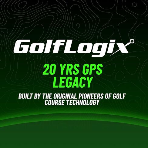 GolfLogix Recon Laser Golf Rangefinder with Slope Compensation, 1300 Yard Range, 6X Magnification, ReconLock Target Vibration & Magnetic Cart Mount​ in Kuwait